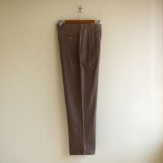 画像3: TOMMY HILFIGER ツータックトラウザー　 千鳥格子　 表記34×32  (3)