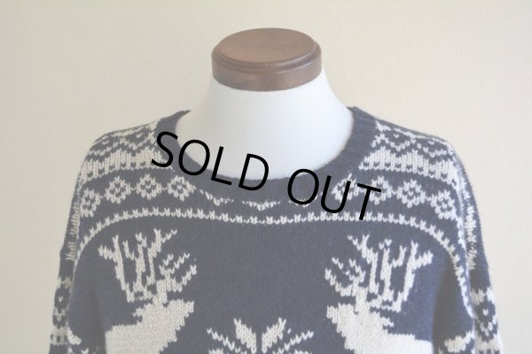 画像6: 1990s Polo Ralph Lauren トナカイ柄ノルディックセーター　 COTTON×ANGORA×CASHMERE　 表記L 