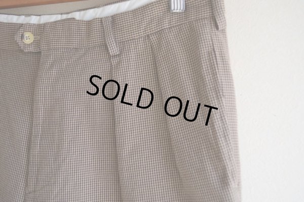 画像6: TOMMY HILFIGER ツータックトラウザー　 千鳥格子　 表記34×32 