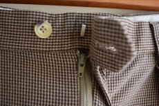 画像7: TOMMY HILFIGER ツータックトラウザー　 千鳥格子　 表記34×32  (7)