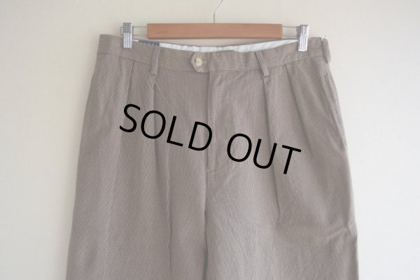 画像5: TOMMY HILFIGER ツータックトラウザー　 千鳥格子　 表記34×32 