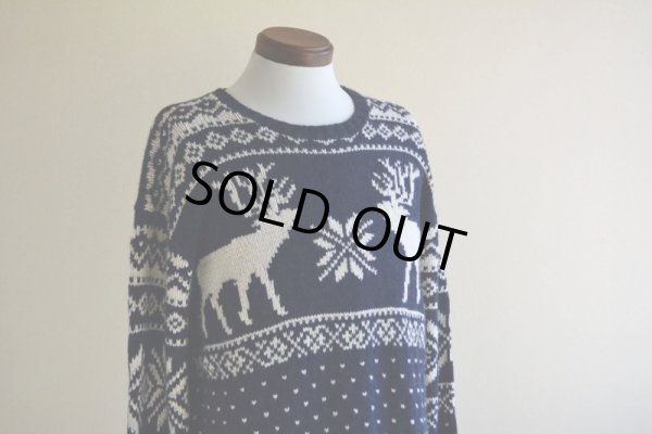 画像8: 1990s Polo Ralph Lauren トナカイ柄ノルディックセーター　 COTTON×ANGORA×CASHMERE　 表記L 