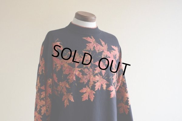 画像9: 1980-90s Coldwater Creek 紅葉スウェット  実寸M