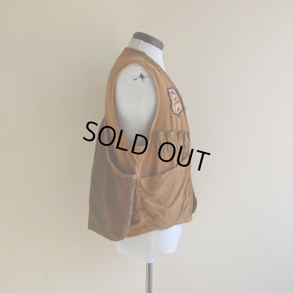 画像2: 1970s SAFTBAK ハンティングベスト　 実寸ML  (2)