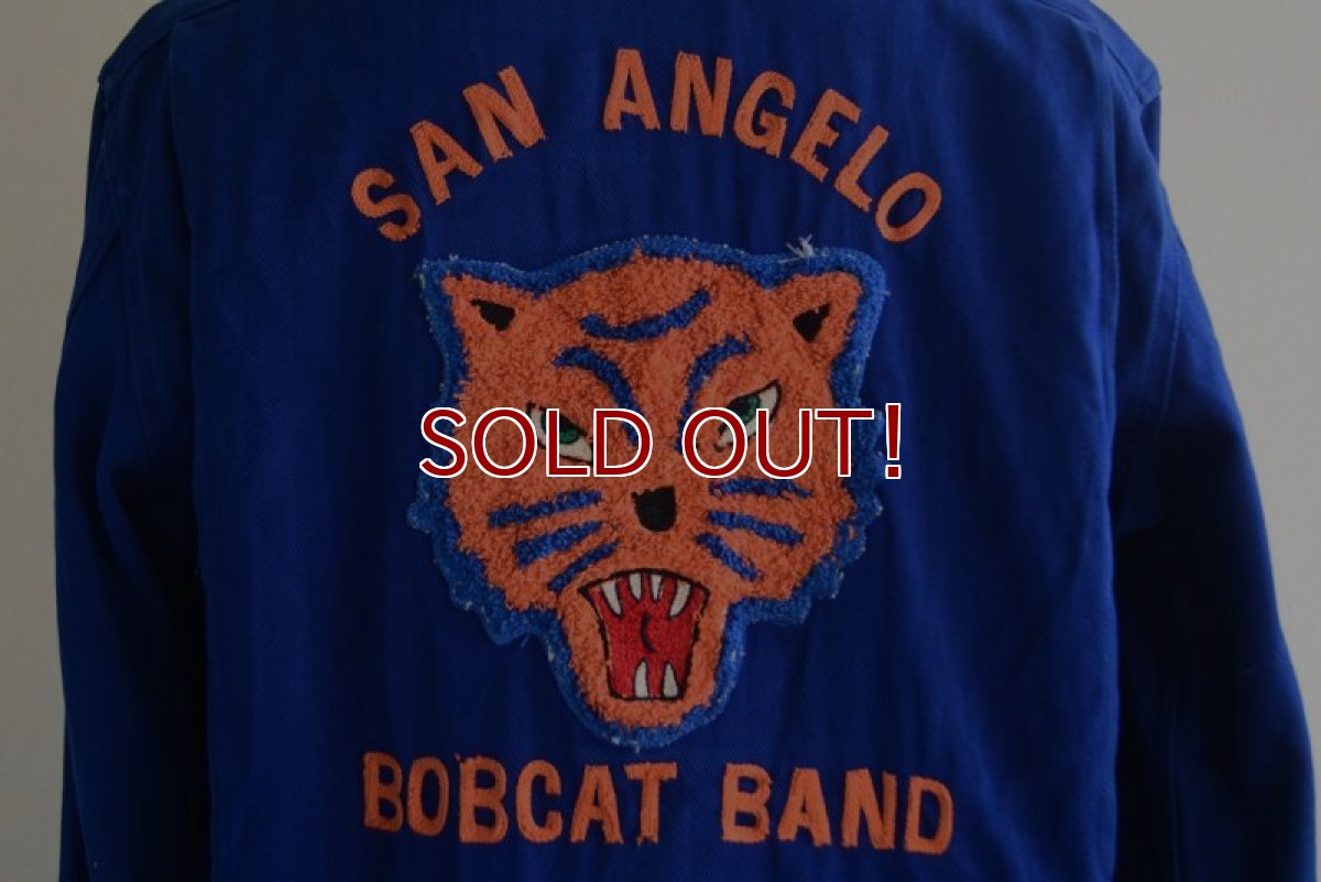 画像13: 1940‐50s T.S.LANKFORD&SONS ウィップコードワークジャケット　 SAN ANGELO BOBCAT BAND/チェーン刺繍　 10？実寸XS-S  (13)