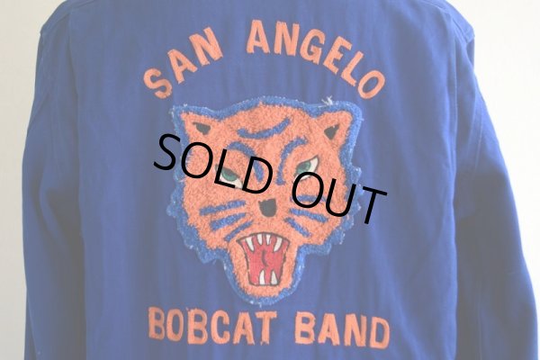 画像13: 1940‐50s T.S.LANKFORD&SONS ウィップコードワークジャケット  SAN ANGELO BOBCAT BAND/チェーン刺繍  10?実寸XS-S