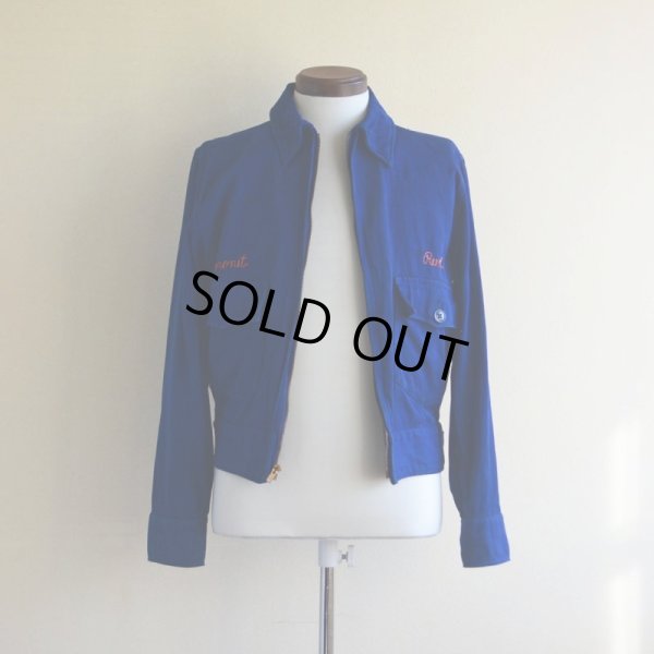 画像3: 1940‐50s T.S.LANKFORD&SONS ウィップコードワークジャケット  SAN ANGELO BOBCAT BAND/チェーン刺繍  10?実寸XS-S