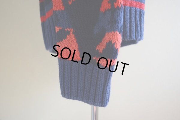 画像10: 1990s AMERICAN EAGLE サンダーバード柄コットンセーター  表記L