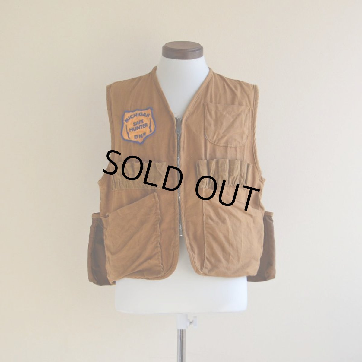 画像1: 1970s SAFTBAK ハンティングベスト　 実寸ML  (1)