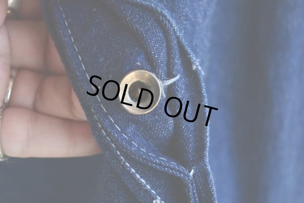 画像9: 1950s OSHKOSH デニムオーバーオール　 実寸W43 