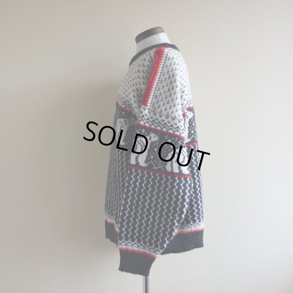 画像4: TELEMARK STYLE ノルディックセーター  SKJAELAND OF NORWAY  表記M