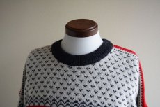 画像8: TELEMARK STYLE ノルディックセーター　 SKJAELAND OF NORWAY　 表記M  (8)
