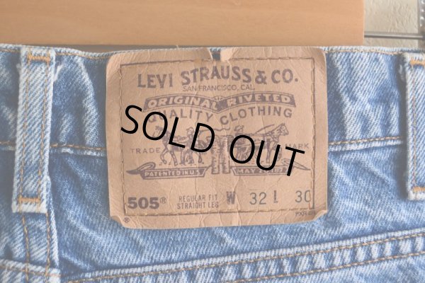 画像14: 1990s Levi's 505　 MADE IN USA　 表記W32 L30 
