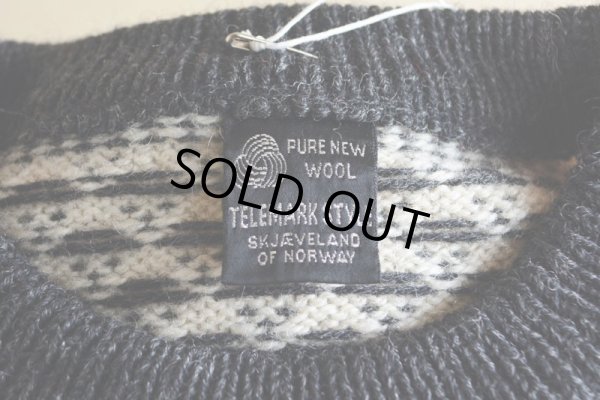 画像5: TELEMARK STYLE ノルディックセーター  SKJAELAND OF NORWAY  表記M