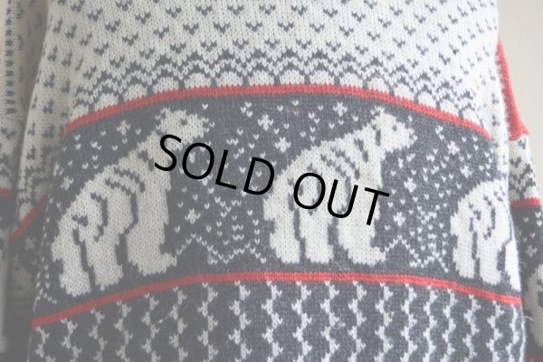 画像10: TELEMARK STYLE ノルディックセーター  SKJAELAND OF NORWAY  表記M