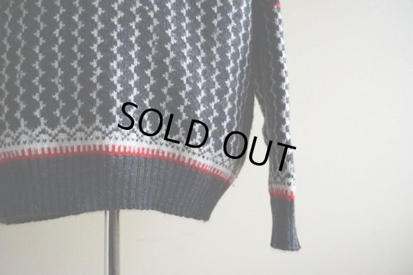 画像11: TELEMARK STYLE ノルディックセーター  SKJAELAND OF NORWAY  表記M