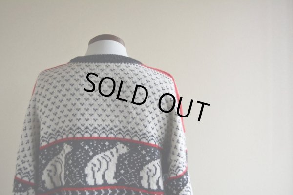 画像13: TELEMARK STYLE ノルディックセーター  SKJAELAND OF NORWAY  表記M