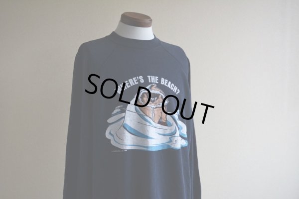 画像9: 1980s WHER'S THE BEACH?キャラスウェット  ©︎WARNER BROS. INC, 1989  表記XL