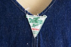 画像12: 1950s OSHKOSH デニムオーバーオール　 実寸W43  (12)