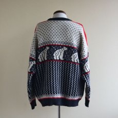 画像3: TELEMARK STYLE ノルディックセーター　 SKJAELAND OF NORWAY　 表記M  (3)