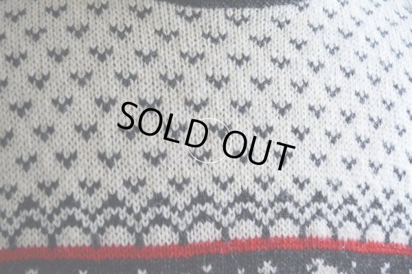 画像14: TELEMARK STYLE ノルディックセーター  SKJAELAND OF NORWAY  表記M