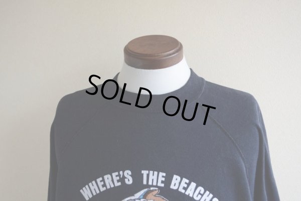 画像6: 1980s WHER'S THE BEACH?キャラスウェット  ©︎WARNER BROS. INC, 1989  表記XL
