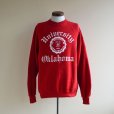 画像1: 1980s THE UNIVERSITY OF OKLAHOMA カレッジスウェット　<br>表記L<br> (1)