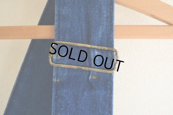 画像6: 1980-90s POINTER BRAND デニムオーバーオール　 ローバックスタイル　 表記36×30 