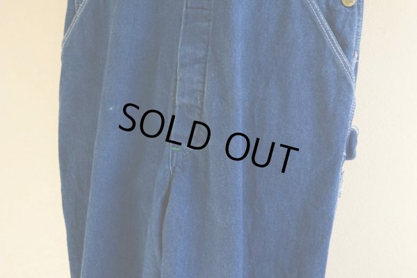 画像12: 1980-90s POINTER BRAND デニムオーバーオール　 ローバックスタイル　 表記36×30 