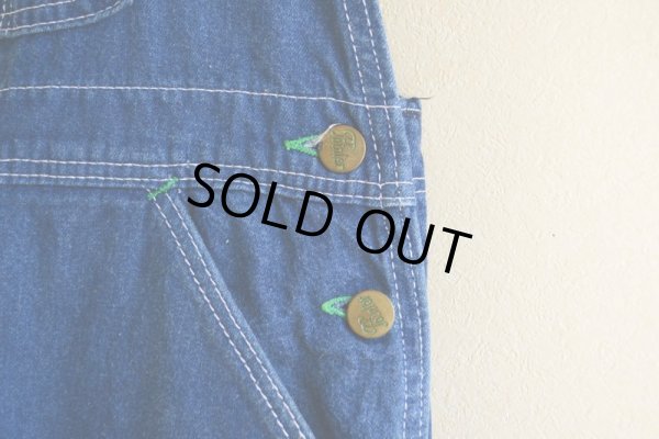 画像11: 1980-90s POINTER BRAND デニムオーバーオール　 ローバックスタイル　 表記36×30 