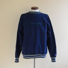 画像1: 1990s Champion リバースウィーブスウェット　 ロゴ刺繍/リブライン　 表記L  (1)