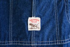 画像8: 1980-90s POINTER BRAND デニムオーバーオール　 ローバックスタイル　 表記36×30  (8)