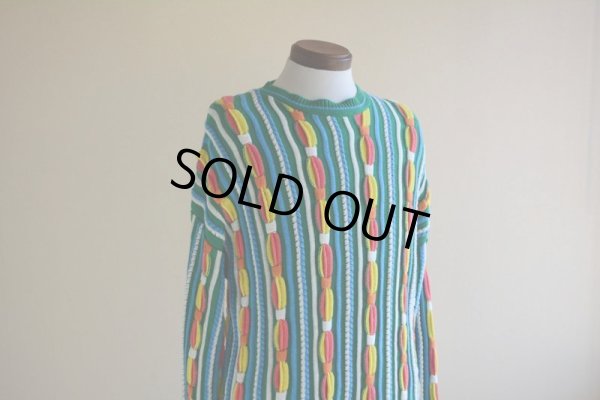 画像7: 1990s 3Dニットセーター  実寸ML