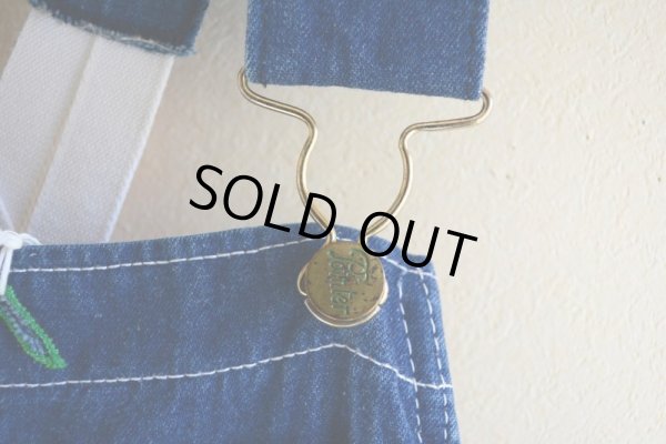 画像5: 1980-90s POINTER BRAND デニムオーバーオール　 ローバックスタイル　 表記36×30 