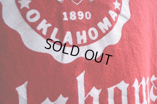 画像10: 1980s THE UNIVERSITY OF OKLAHOMA カレッジスウェット  表記L