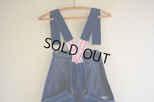 画像14: 1980-90s POINTER BRAND デニムオーバーオール　 ローバックスタイル　 表記36×30 