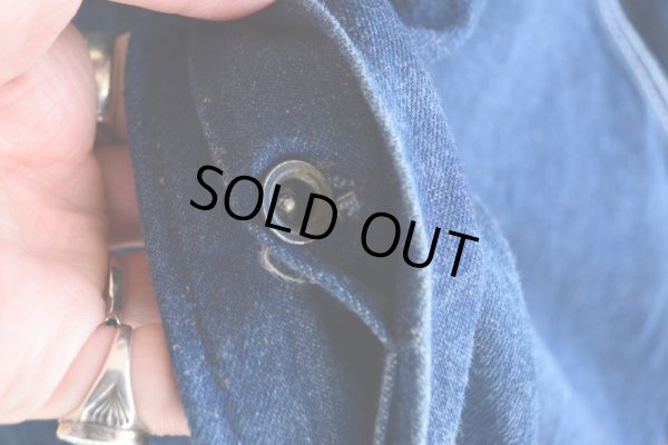 画像9: 1980-90s POINTER BRAND デニムオーバーオール　 ローバックスタイル　 表記36×30 