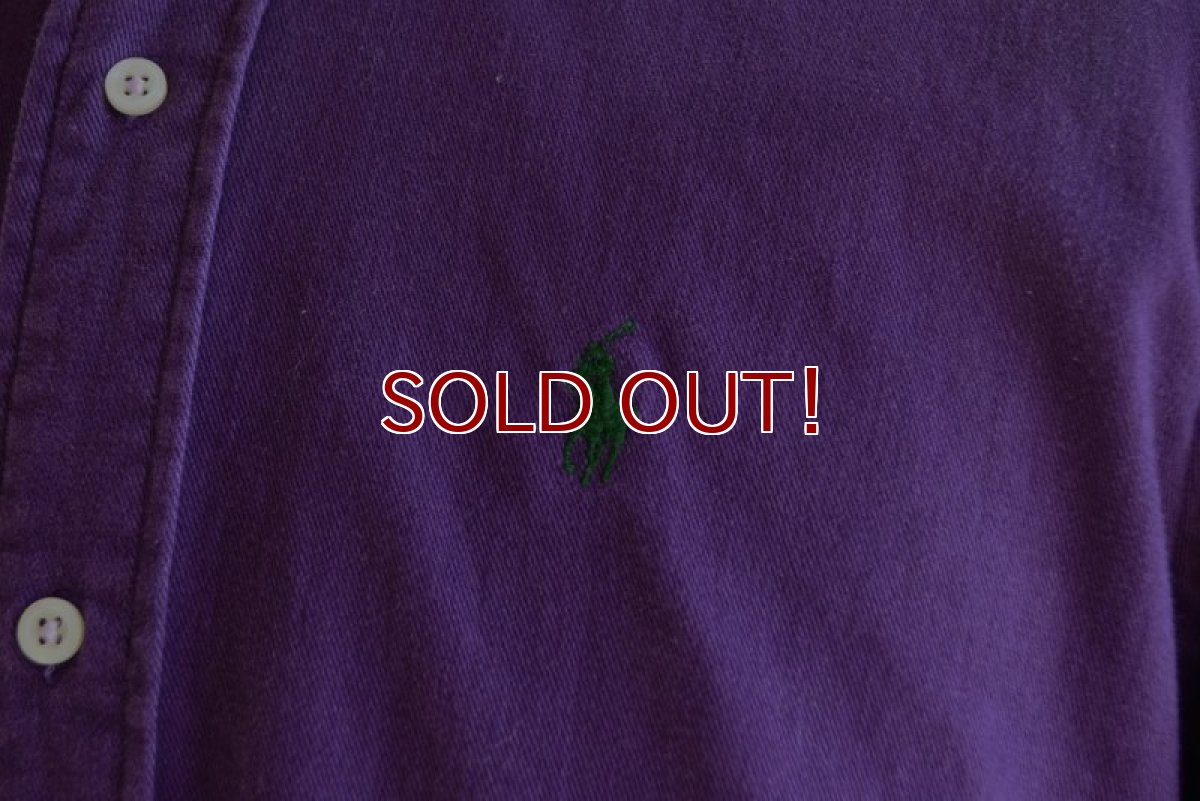 画像8: 1980s Polo Ralph Lauren ボタンダウンシャツ　 MADE IN USA　 表記BOY'S XL  (8)