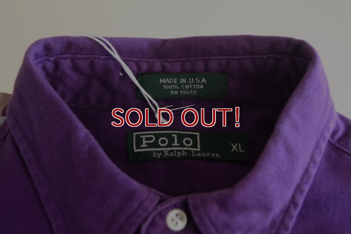 画像5: 1980s Polo Ralph Lauren ボタンダウンシャツ　 MADE IN USA　 表記BOY'S XL  (5)