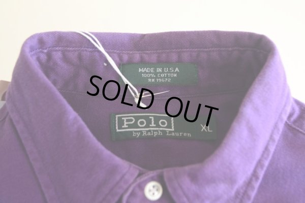 画像5: 1980s Polo Ralph Lauren ボタンダウンシャツ  MADE IN USA  表記BOY'S XL