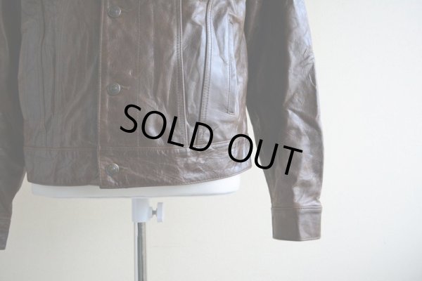 画像9: 2000s GAP BLUE JEANS レザージャケット  表記S