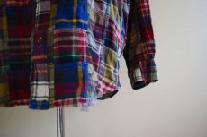 画像9: 1990s ORVIS パッチワークシャツ　 表記L  (9)