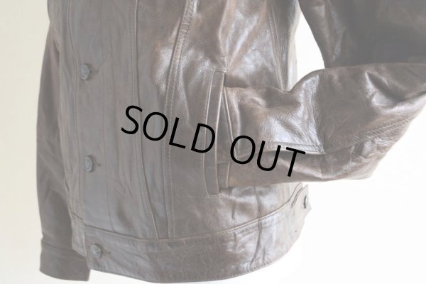 画像10: 2000s GAP BLUE JEANS レザージャケット  表記S