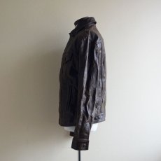 画像4: 2000s GAP BLUE JEANS レザージャケット　 表記S  (4)