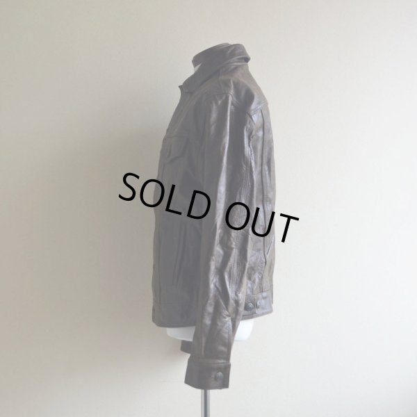 画像4: 2000s GAP BLUE JEANS レザージャケット  表記S