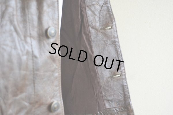 画像14: 2000s GAP BLUE JEANS レザージャケット  表記S