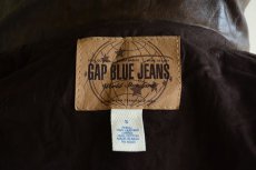 画像5: 2000s GAP BLUE JEANS レザージャケット　 表記S  (5)