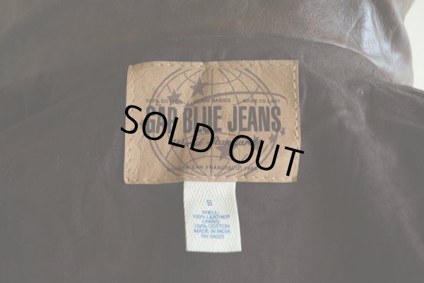 画像5: 2000s GAP BLUE JEANS レザージャケット  表記S