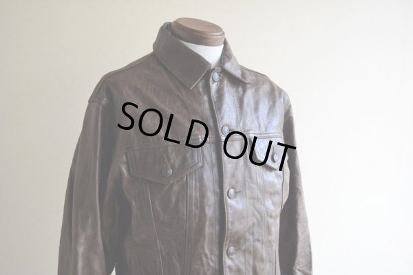 画像7: 2000s GAP BLUE JEANS レザージャケット  表記S