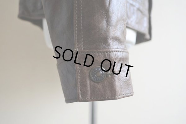 画像11: 2000s GAP BLUE JEANS レザージャケット  表記S